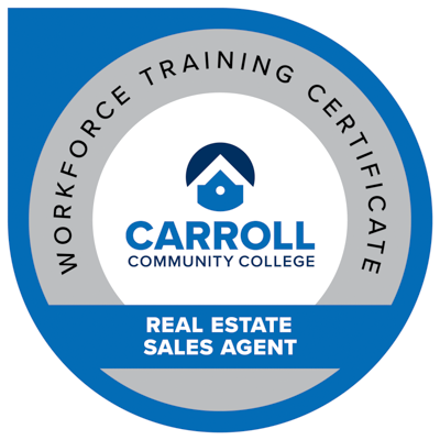 Digital Badge Real Estate Agent Carroll Community College