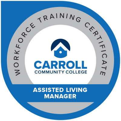 Digital Badge Assisted Living Manager Carroll Community College