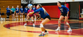 Volleyball Game Carroll Community College